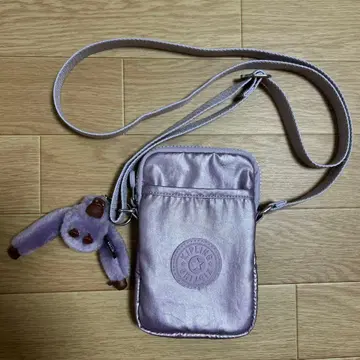 KIPLING 퍼플 스마트폰 숄더백