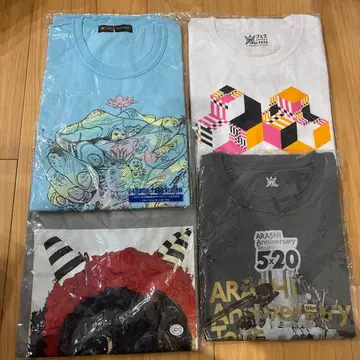 아라시 라이브 T셔츠 4장 세트