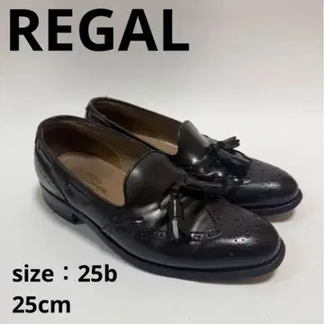 REGAL 가죽 로퍼 25cm
