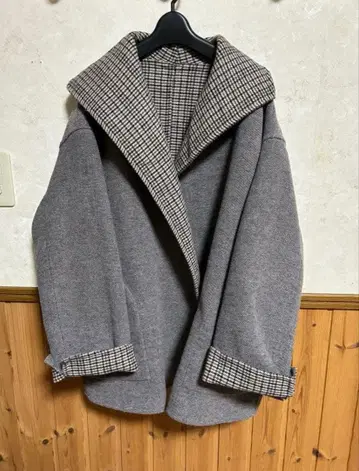 리버서블 울 코트