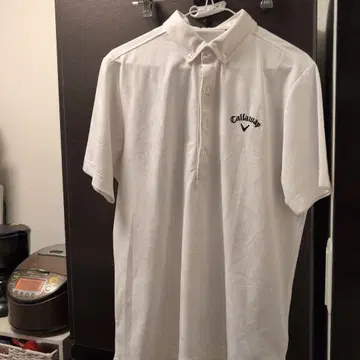 캘러웨이 화이트 피케 셔츠 L 사이즈