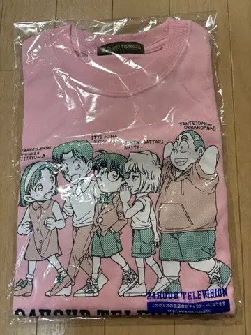 24HOUR TELEVISION 핑크 T셔츠 S 2025 코난