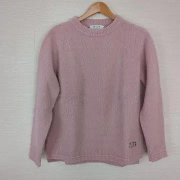 크로커다일 SWITCH MOTION 핑크 크루넥 스웨터