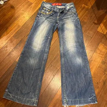 RED PEPRER 장식 부츠컷 데님