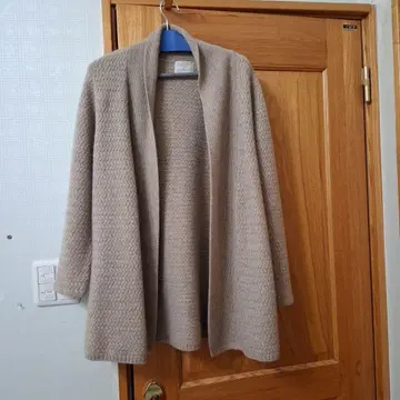 루엔 로즈 캐시미어 100% 가디건