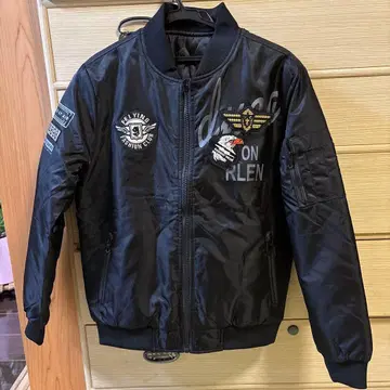 블랙 MA-1 플라이트 자켓