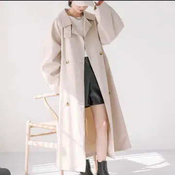 미스틱 미스틱 스탠드 카라 트렌치코트