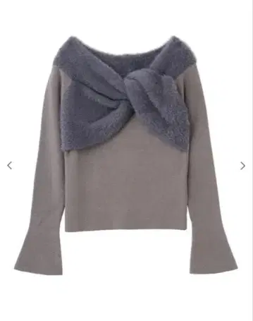 COCO DEAL 오프숄더 트위스트 니트