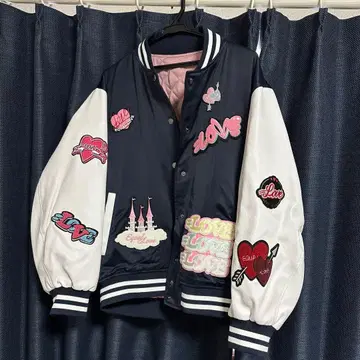 =LOVE 이코러브 바시티 자켓