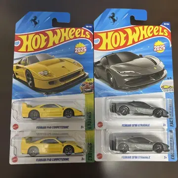 Hot Wheels 2025 페라리 4대 세트
