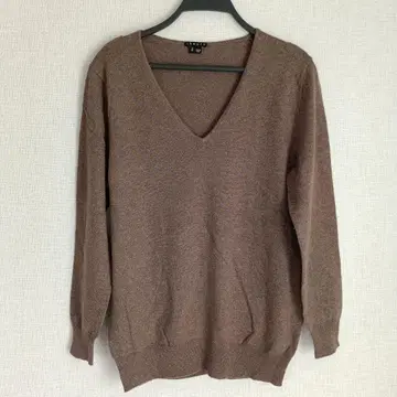 Theory 캐시미어 100% 니트 모카 브라운