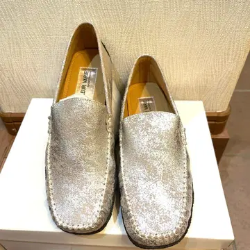 COULEUR VARIE (크롤 발리에) 실버 모카신 로퍼