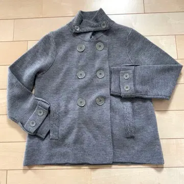 J.crew 그레이 니트 더블 브레스트 자켓