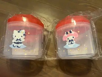 산리오 해피 복권 캐니스터 2개 세트 새상품