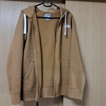 THE NORTH FACE 브라운 리어뷰 풀 집업 후드티