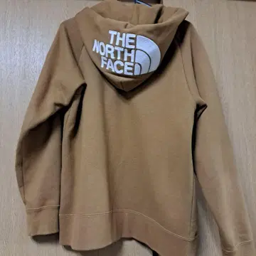 THE NORTH FACE 브라운 리어뷰 풀 집업 후드티