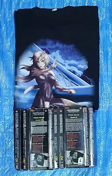 공각기동대 해외판 DVD 세트 + T셔츠