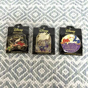 디즈니 핀 배지 3점 세트