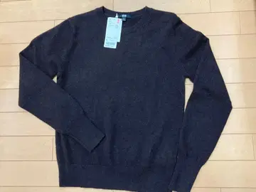새상품 UNIQLO 캐시미어 스웨터 S 다크 브라운
