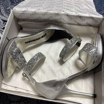 COMEX 실버 글리터 샌들