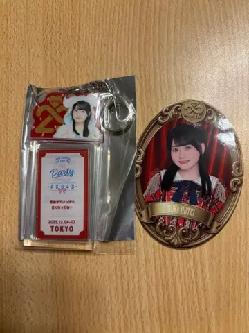 AKB48 호테이 모모카 무도관 지역 한정 아크릴 키링 스티커 세트