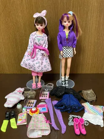 #Licca 해시태그리카 2체 세트 잡화 옷 갈아입기 의류