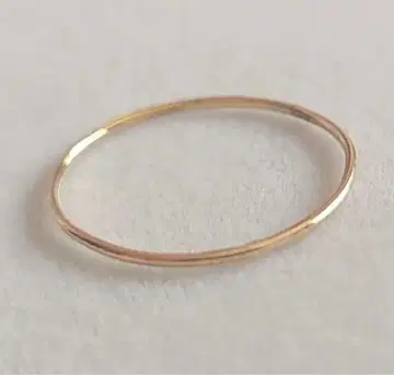 [ 10K ] 심플 반지 K10 각인 있음 0.8mm 폭 12호
