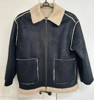 가을/겨울 로리즈팜 리버서블 보아 ZIP 블루종 여성용 F 사이즈