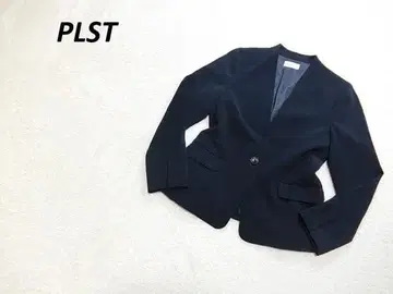 새상품급 플라스테 띠어리 워셔블 스트레치 노카라 자켓 M