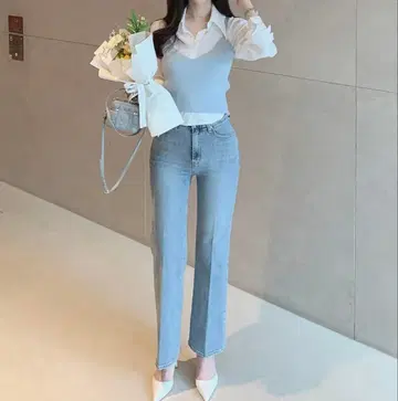 citynwoman 플레어 데님 팬츠 p516265