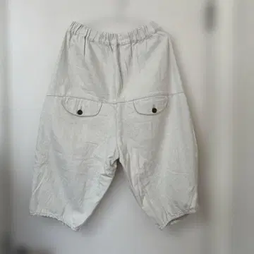 tumugu 코튼 린넨 틴커 팬츠 아이보리