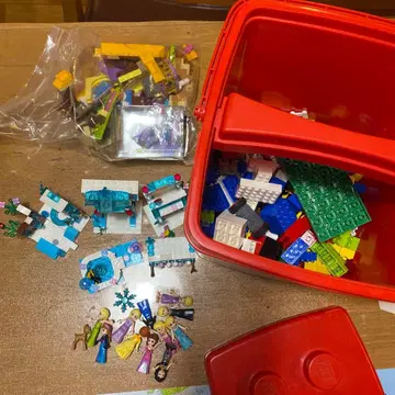 레고 물 테마 세트 엘사 안나 피규어 포함 일괄