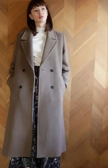 Tonal 롱 코트 갈색 브라운