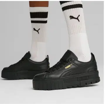 Puma 블랙스 통굽 스니커즈