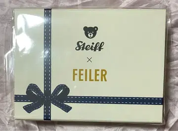 페이러 x Steiff 콜라보 손수건 키링 세트