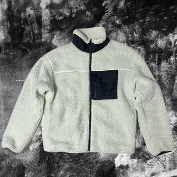 WEGO 플리스 자켓 화이트