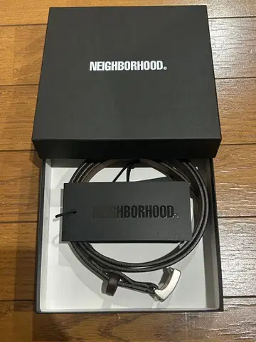 네이버후드 내로우 가죽 벨트 L