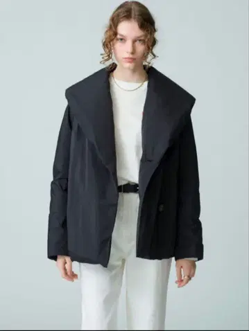 완판 에부르 ebure x 론 헤르만 폼 다운 코트 블랙 36