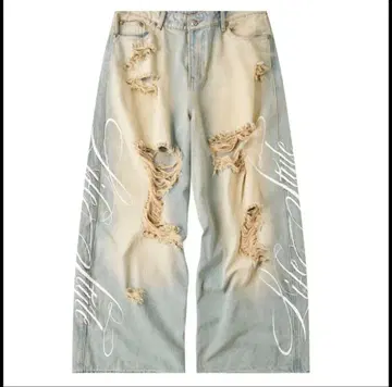 cozy world wide Lifestyle 배기 데님 팬츠