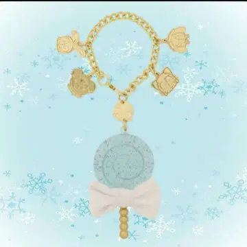 [ 새상품 ] 더피 백참 [ 화이트 윈터타임 원더스 ]