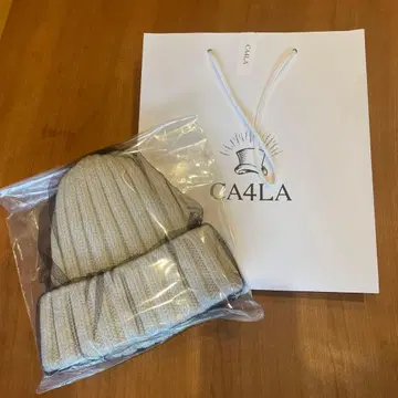 CA4LA 튤 니트 모자 ANYTHING13 (새상품)