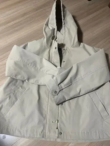 BEAMS LIGHTS 후드 부착 자켓 베이지