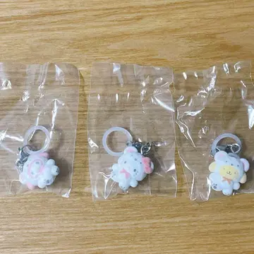 산리오 메지루시 액세서리 ~푹신푹신 스노우~ 3개 세트