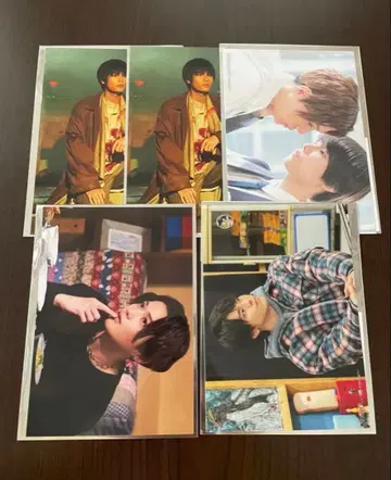 아름다운 그이 극장판 비주얼북 특전 엽서 브로마이드 5종 세트