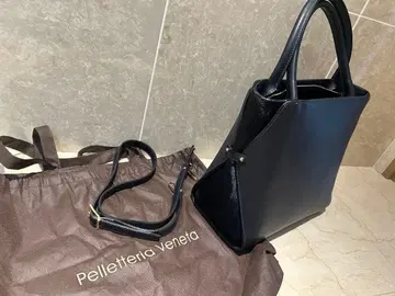 [ 미사용급 ] 나노 유니버스 페레테리아 베네타 비즈니스 백 천연 가죽