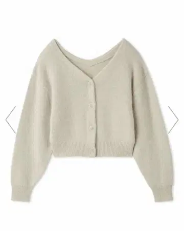 snidel 비쥬 버튼 폭스 가디건