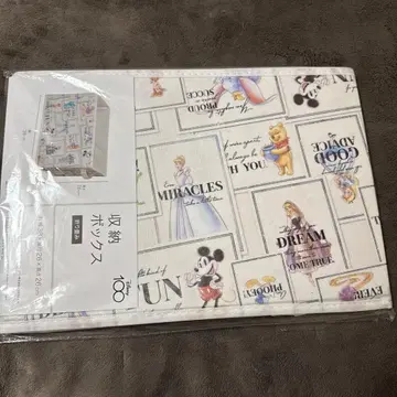 Disney 100 수납 박스 약 38 x 26 x 26cm