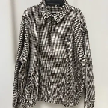 U.S. POLO ASSN. 점퍼 브라운 블랙 체크 사이즈 F