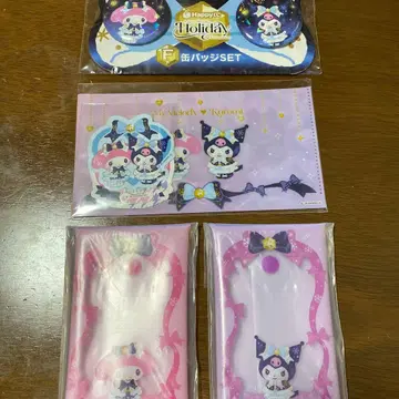 산리오 Happy 복권 마이멜로디 쿠로미 세트