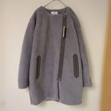 coen 그레이 보아 자켓 L 사이즈